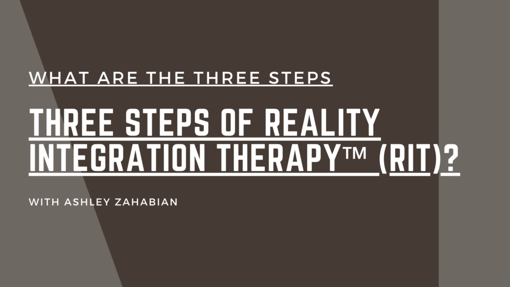 What are the Three Steps of Reality Integration Therapy™ (RIT)?